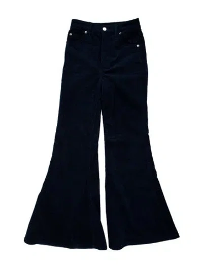 Pre-owned Cout De La Liberte Flared Pants In Blue
