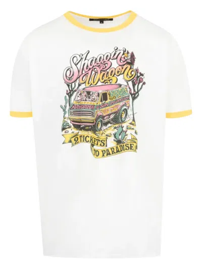 Cout De La Liberte Freddie Shaggin Wagon T-shirt In 白色