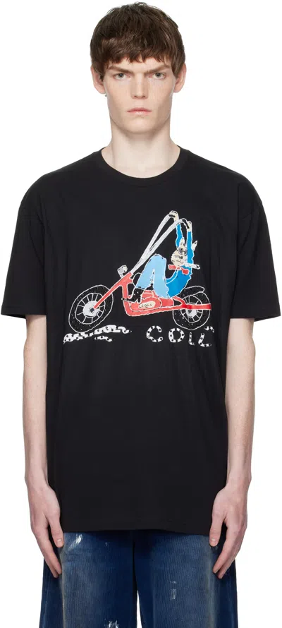 Cout De La Liberte Freddy Chopper Cout Rider T-shirt In Black