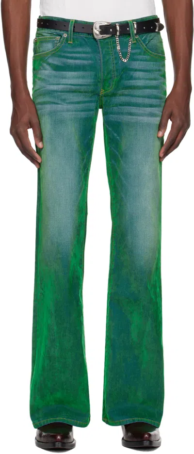 Cout De La Liberte Green Jimmy Jeans In Di Niro Green 200