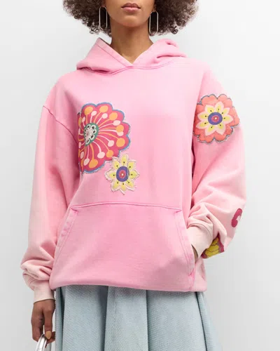 Cout De La Liberte Killian Psycho Summer Long-sleeve Hoodie In Ozone Pink 952