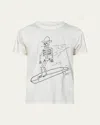 Cout De La Liberte Men's Freddie Friend Of The Devil Graphic T-shirt In White