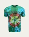 Cout De La Liberte Men's Freddie Liberte Tie-dye T-shirt In Cosmic Tie Gr-org-yl