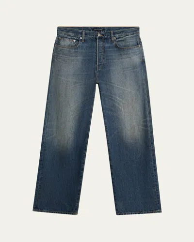 Cout De La Liberte Men's Japanese Denim Baggy-fit Jeans