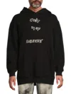 Cout De La Liberte Men's Killian Crytal-embellished Hoodie In Black