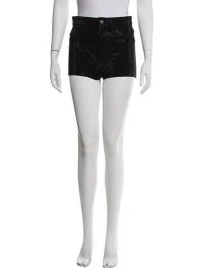 Pre-owned Cout De La Liberte Mini Shorts W/ Tags In Black