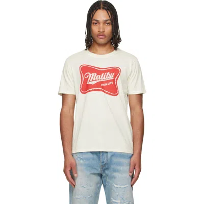 Cout De La Liberte Off-white Sammy 'malibu' Embellished S/s T-shirt
