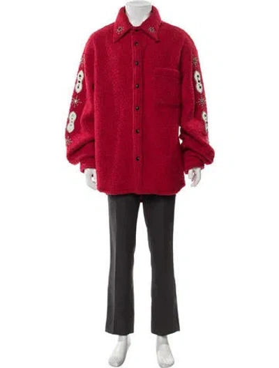 Pre-owned Cout De La Liberte Overcoat In Red
