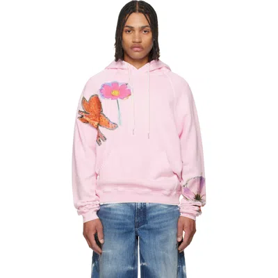 Cout De La Liberte Pink Altamont Cdll French Terry L-s Raglan Hoodie