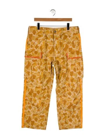 Pre-owned Cout De La Liberte Printed Joggers W/ Tags In Orange