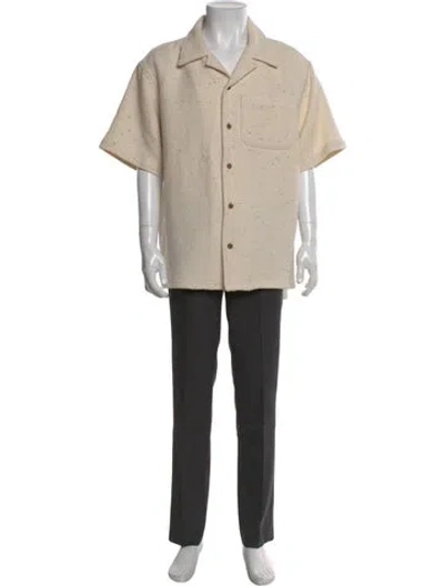 Pre-owned Cout De La Liberte Printed Short Sleeve Shirt In Neutral