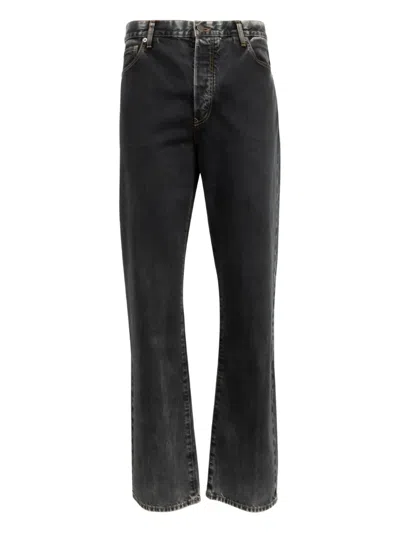 Cout De La Liberte Rafa Straight-leg Jeans In 黑色