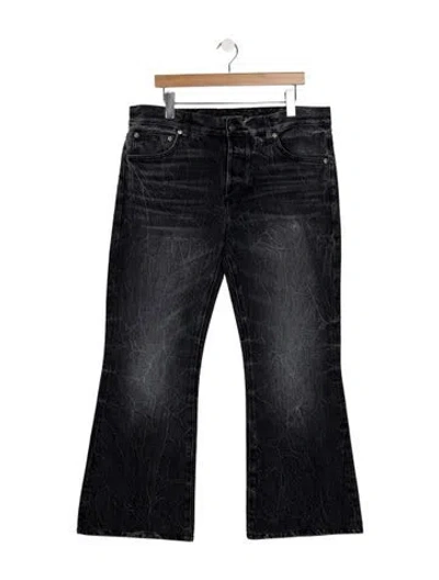 Pre-owned Cout De La Liberte Relaxed Fit Jeans In Black
