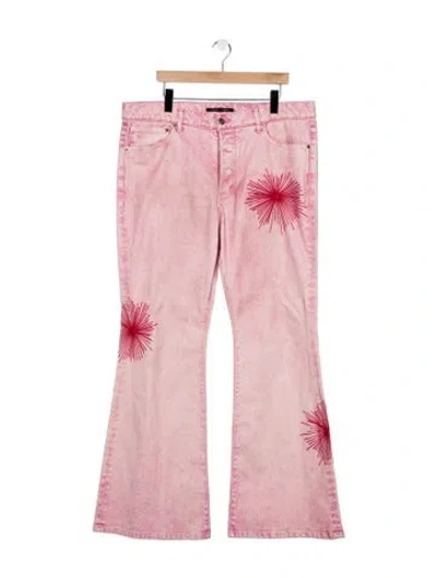 Pre-owned Cout De La Liberte Relaxed Fit Jeans In Pink