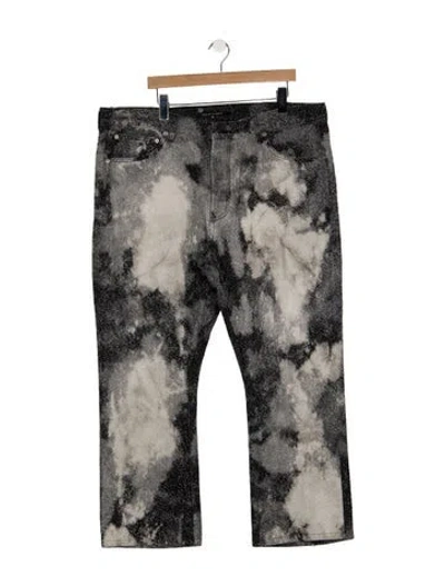 Pre-owned Cout De La Liberte Straight-leg Jeans In Gray