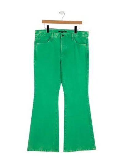 Pre-owned Cout De La Liberte Straight-leg Jeans W/ Tags In Green