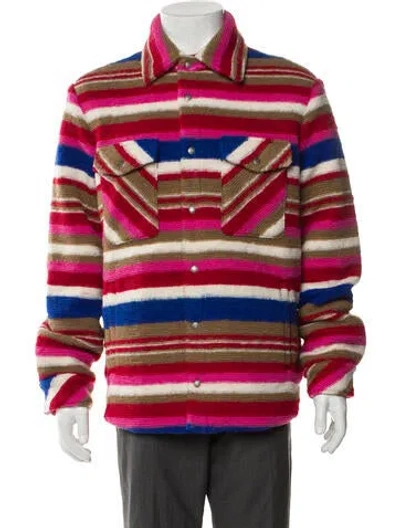 Pre-owned Cout De La Liberte Striped Jacket In Neutral