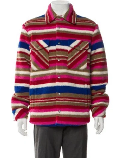 Pre-owned Cout De La Liberte Striped Jacket In Neutral