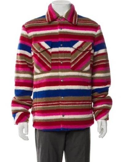 Pre-owned Cout De La Liberte Striped Jacket In Neutral