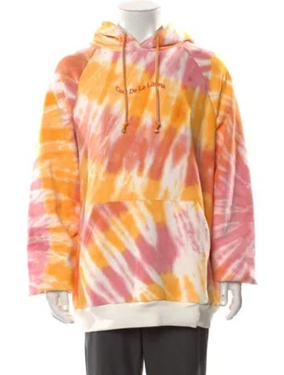 Pre-owned Cout De La Liberte Tie-dye Print Crew Neck Hoodie In Multi