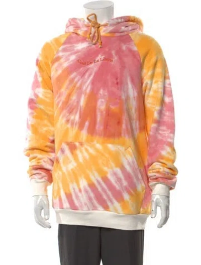 Pre-owned Cout De La Liberte Tie-dye Print Crew Neck Hoodie W/ Tags In Multi