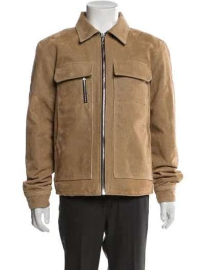 Pre-owned Cout De La Liberte Utility Jacket In Brown