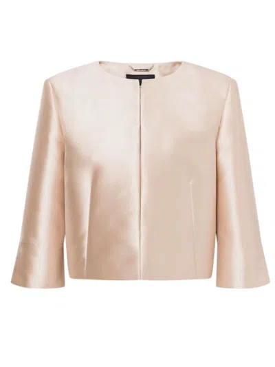 Coutr.com Alberta Ferretti Mikado Jacket - Women In Sand