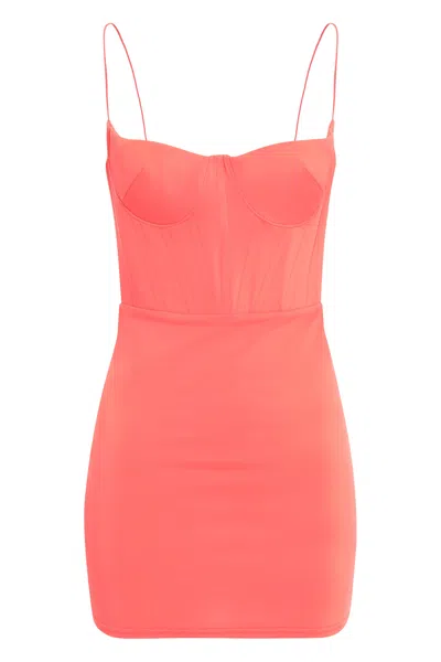 Coutr.com Alex Perry Mini Dress In Technical Fabric In Red