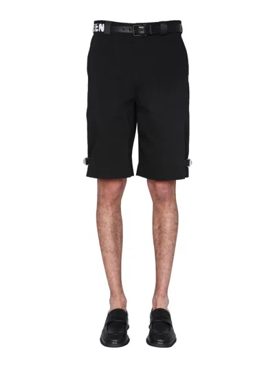 Coutr.com Alexander Mcqueen Regular Fit Bermuda In Black