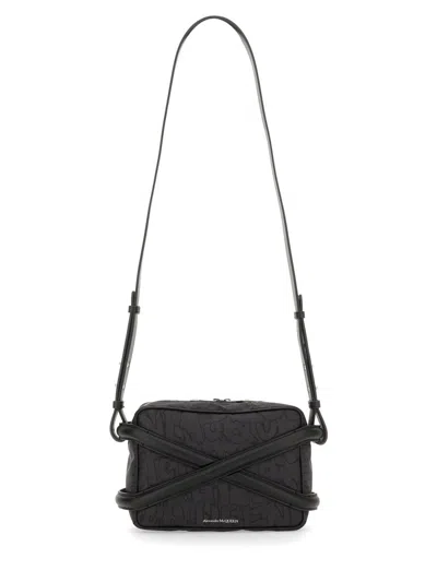 Coutr.com Alexander Mcqueen The Harness Zipped Camera Bag In Black