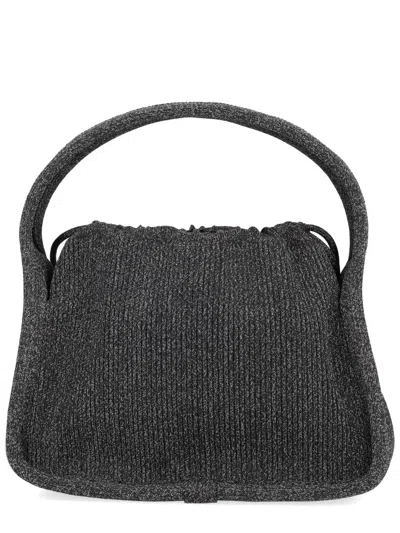 Coutr.com Alexander Wang Reflective Knit Ryan Small Bag In Black