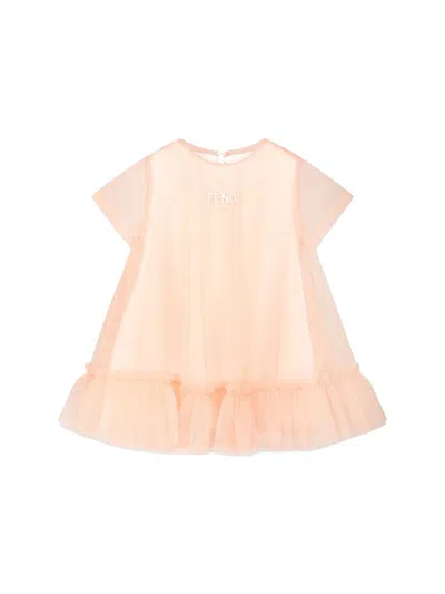 Coutr.com Baby Girls Tulle Dress In Pink