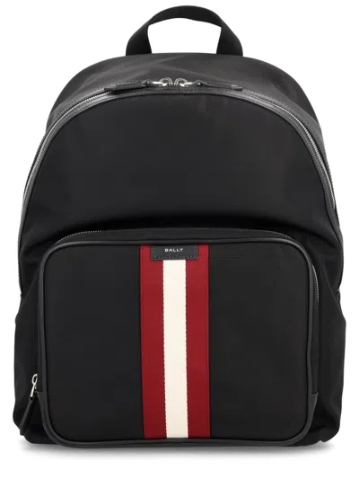 Coutr.com Bally Code Backpack In Nylon In Black