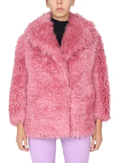 Coutr.com Becagli Since 1994 Mohair Fur Coat In Pink
