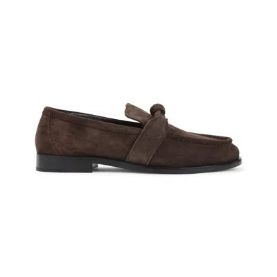 Coutr.com Bottega Veneta Women's Astaire Loafer Metallic Knot Detail In Brown