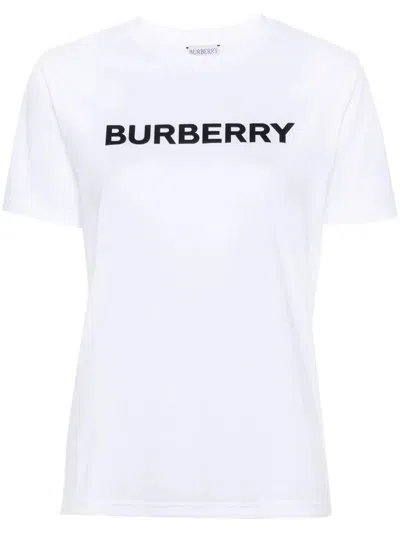 Coutr.com Burberry Logo Cotton T-shirt In White