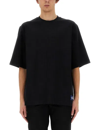 Coutr.com Burberry Men's Ekd Label T-shirt In Black
