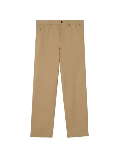 Coutr.com Burberry Pantalone Arthur In Cotone In Brown