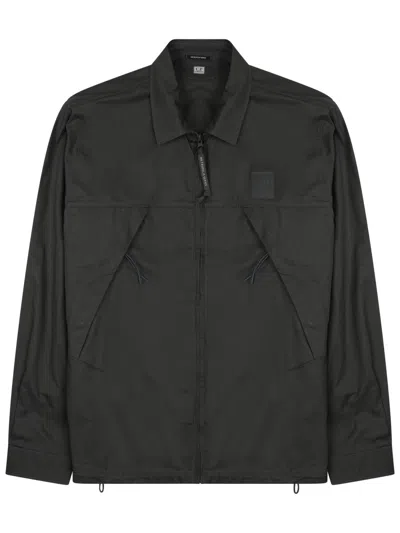 Coutr.com C. P. Company Zip-pocket Shirt In Gray