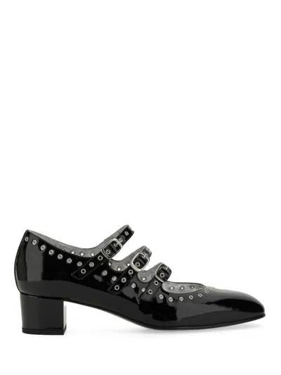 Coutr.com Carel Paris Patent Eyelet Leather Mary Jane In Black