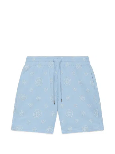 Coutr.com Casablanca Applique Monogram Sweat Shorts In Multi