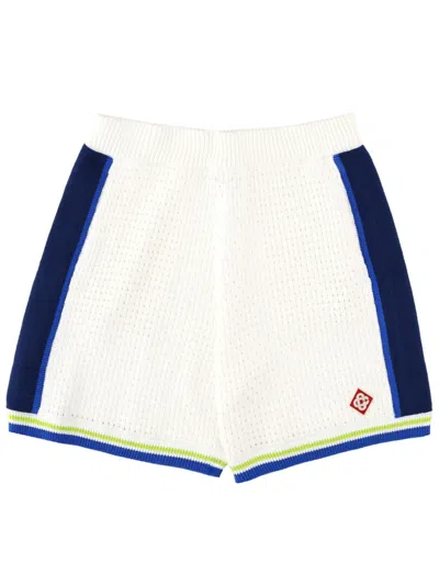 Coutr.com Casablanca Crochet Shorts In White