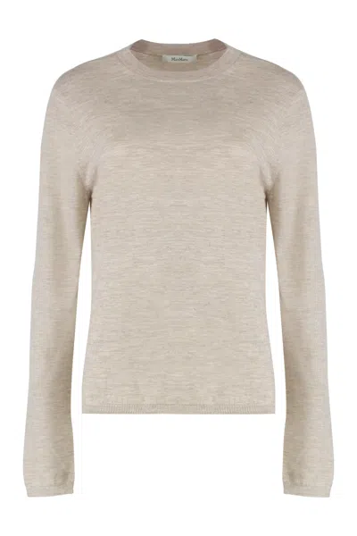 Coutr.com Cashmere Crew Neck Sweater - Regular Fit In Brown