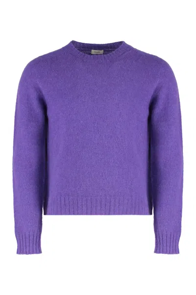 Coutr.com Celine Crewneck Long-sleeved Jumper In Purple