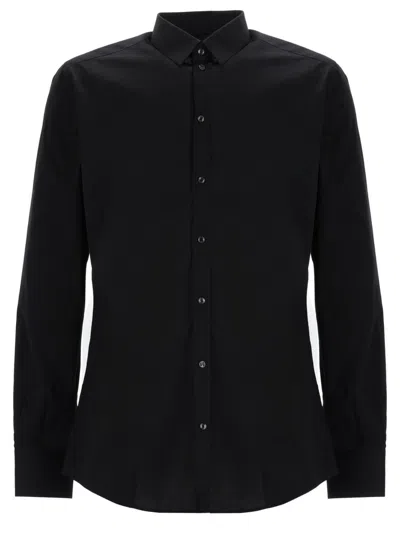 Coutr.com Classic Stretch Cotton Short Sleeve Shirt For Men - Ss26 In Black