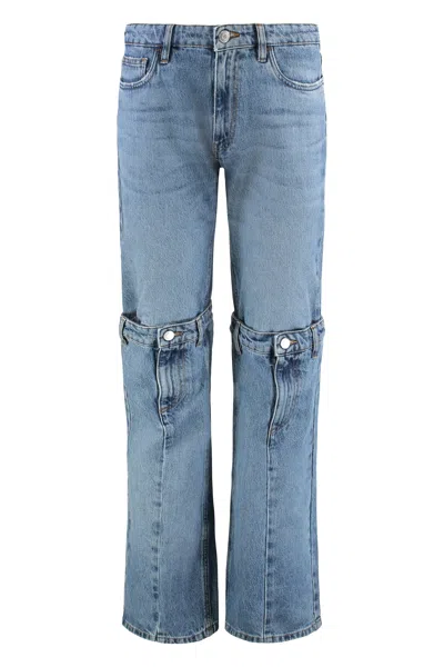 Coutr.com Coperni Straight Leg Denim Pants In Blue
