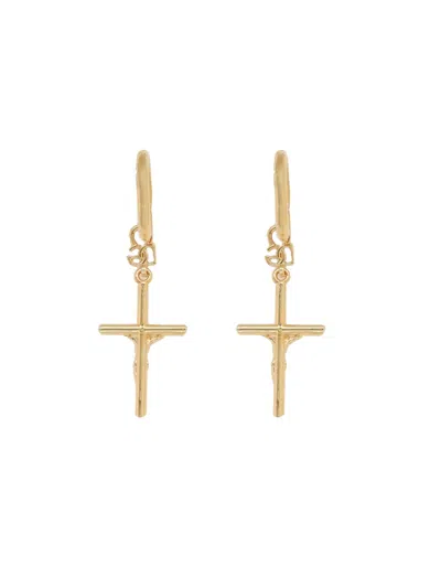 Coutr.com Dolce & Gabbana "dna" Earrings In Gold