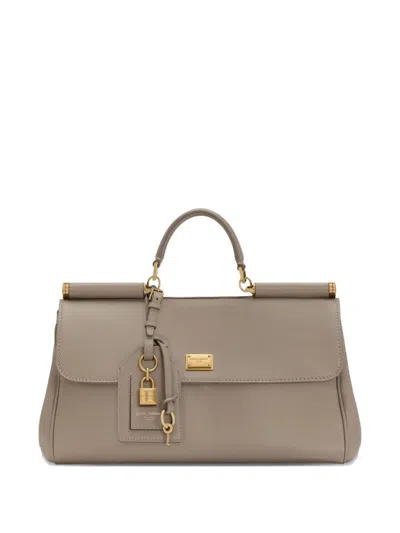 Coutr.com Dolce & Gabbana Medium My Sicily Handbag In Plongé Calfskin In Sand