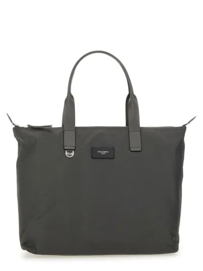 Coutr.com Dolce & Gabbana Shopping Bag Adamo In Gray