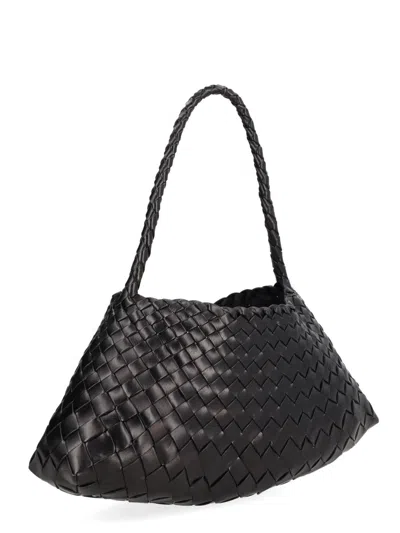 Coutr.com Dragon Diffusion Rosanna Mini Woven Leather Tote In Black